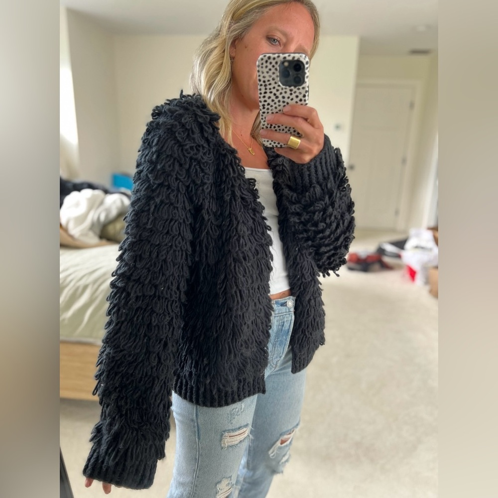 Universal Thread Loop Knit Sweater Jacket - image 2